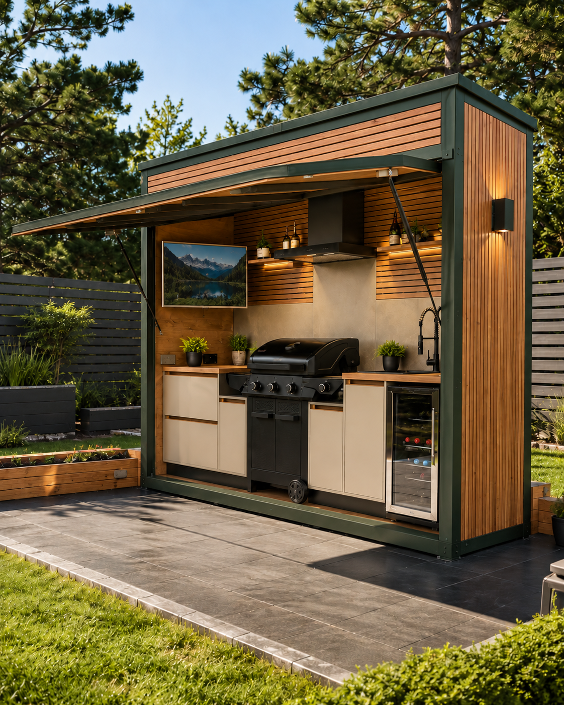 Bucătărie de exterior BBQ Zen Garden